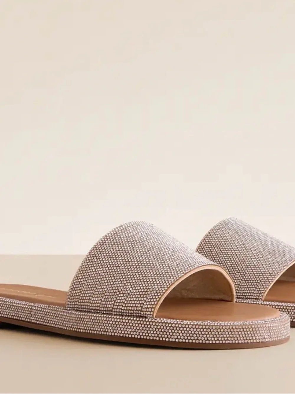 Madden Girl Silver Rhinestone Sandals